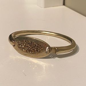 Gold resin bracelet